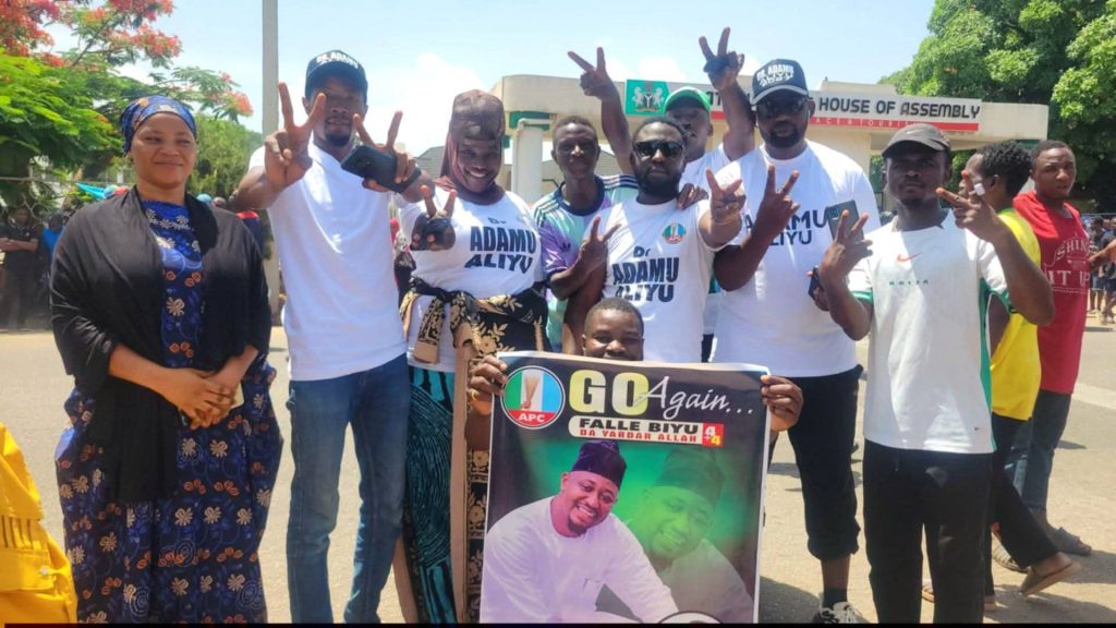 DANDAZON MAGOYA BAYA SUN FITO DOMIN NUNA GOYON BAYAN SU GA HON. DR. ADAMU ALIYU A JOS NORTH